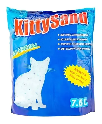 comprar Piedras Sanitarias En Gel Silica Kitty Sand 7,6l
