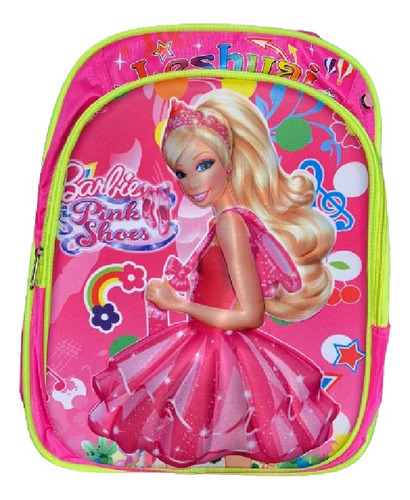 Mochila Infantil Barbie Con Relieve 3d