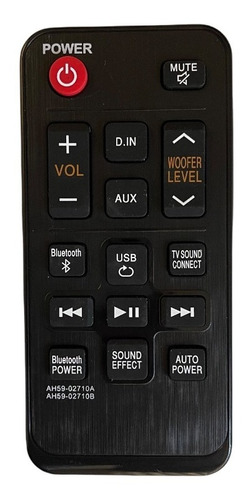 Control Para Barra De Sonido Samsung Ah59-02710a Ah59-02710b