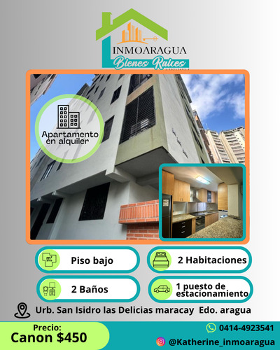 Apartamento En Alquiler San Isidro Las Delicias Ke2657