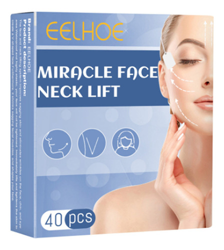 Parches De Estiramiento Facial Eelhoe, 40 Unidades, Cintas A