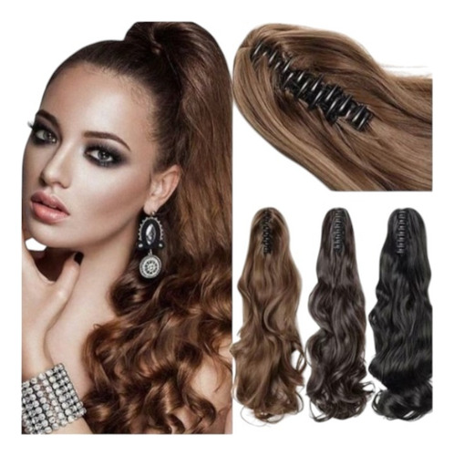 Extensión De Cabello De Cola De Caballo Para Mujer Color 613