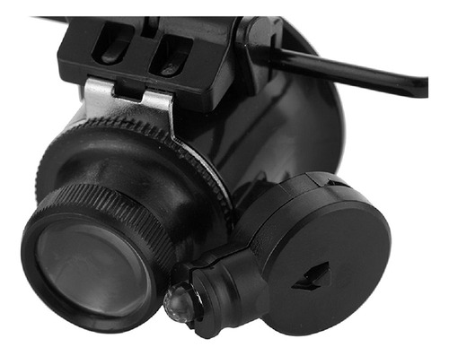 Lupa Binocular Con Luz Led Para Reparación Manos Libres