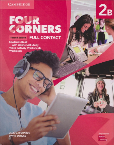 Four Corners  2b Full Contsct Students Book With Online Self Study Video Activity Worksheets Workbook, De Jack C. Richards. Editorial Cambridge, Tapa Blanda, Edición Second Edition En Inglés, 2019