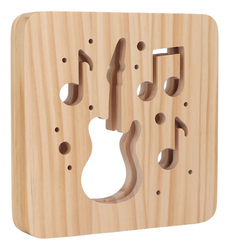 Luminária De Cabeceira Led Night Light Unique Guitar Hollow