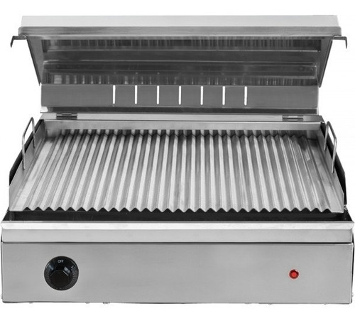 Parrilla Eléctrica Ac.inox Con Tapa 50x44 - Speedy Grill