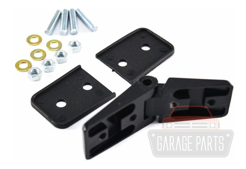 Imagem 4 de 7 de Par 2 Dobradiças Externas Tampa Capô Motor Puma Buggy Preta