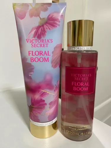 Kit Victoria Secret Floral Boom Loção E Perfume - Escorrega o Preço