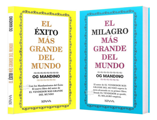 Og Mandino Éxito Más Grande Mundo + Milagro Más Grande Mundo