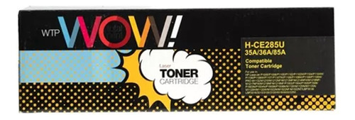 Cartucho Toner alternativo Laser Wow H-ce285u para Hp Ce285a 285a 85a 35a P1005 tinta color negro