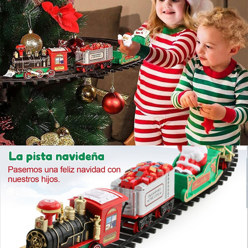 Tren Colgante Con Forma De Árbol De Navidad Con Luces Y Soni