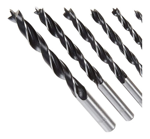 Set X 5 Mechas De Taladro Para Madera 4 , 5 , 6 , 8 , 10 | MercadoLibre