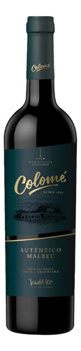 Vino Tinto Colomé Auténtico Malbec 1x750 Ml