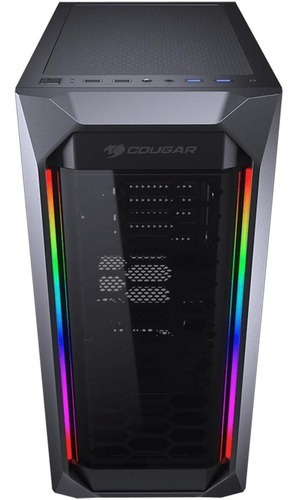 Gabinete Gamer Cougar Mx410-t Rgb Cristal Templado Atx