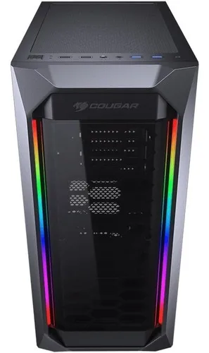 Gabinete Gamer Cougar Mx410-t Rgb Cristal Templado Atx