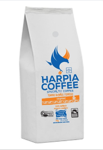 Café Orgânico Especial Harpia Coffee Torrado Em Grãos 1 Kg