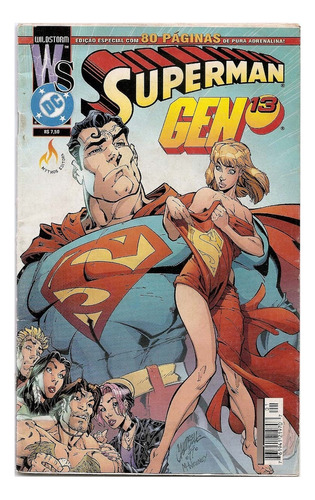 Hq Superman Nº 1 Gen 13 - A Eterna Batalha