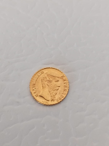 Medalla Arra Lagrimita Maximiliano En Oro 18k Con Letra B #1