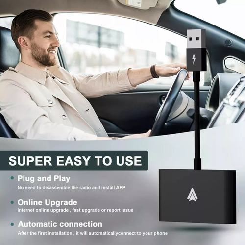 Y Convertidor De Adaptador De Coche Carplay Inalámbrico