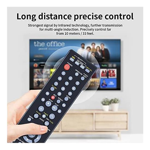 Reemplazo De Pzl J Para Samsung Dvd Vcr Combo Player Control