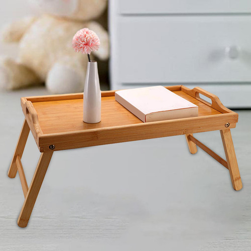 Mesa Tipo Bandeja Para Cama De BambĂș Con Engrosado Mejorado