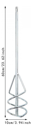 Agitador De Mortero De Cubo Mezclador De Paletas 10cmx60cm