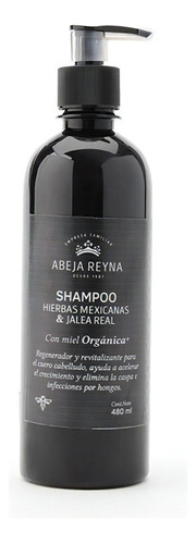 Shampoo De Hierbas Mexicanas Y Jalea Real Abeja Reyna 480 Ml