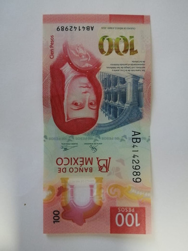 Billete 100 Pesos Sor Juana Serie Ab