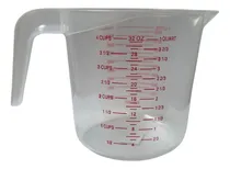 Comprar Jarra Plástica Medidora De 1 Litro Onzas Cocina Repostería