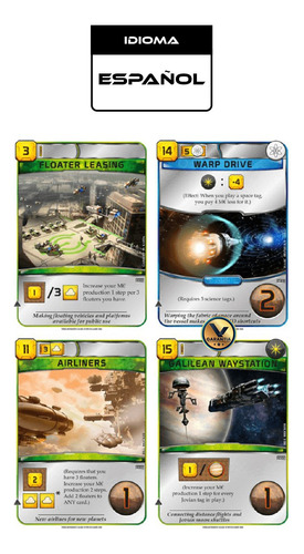Terraforming Mars Colonias Juego De Mesa En Español