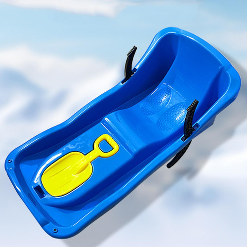Trineo De Nieve De 92 Cm, Trineo Deslizante De Césped, Rojo