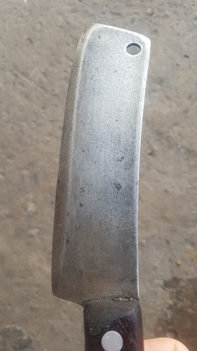 Hachuela Cuchilla Eskilstuna Acero Al Carbono Antigua Plateado (Usado)