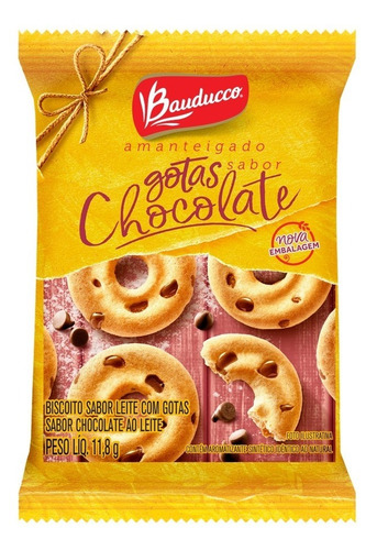 Kit Biscoito Bauducco Sache Choco+leite+ Cream Cracker 400un