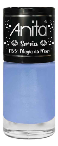 Esmalte Coleção Sereia 10ml - Anita - Cores Cor Azul-aço
