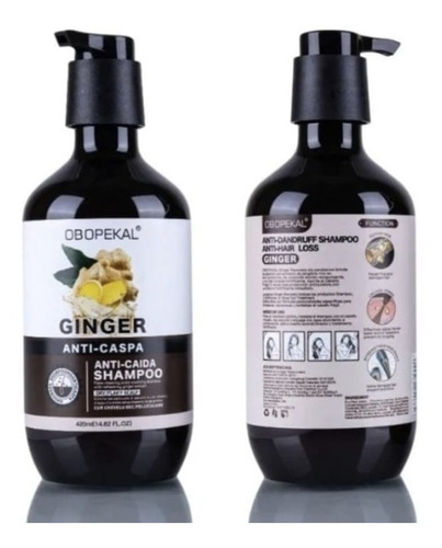 Shampoo Ginger Anti-caída 420ml Obopekal Casa Belleza