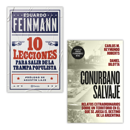 Pack 10 Lecciones Feinmann + Conurbano Salvaje (2 Libros)
