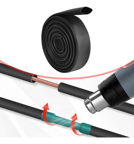Tubo Termoencolhível, Vazamento De Ar, Isolamento 2,4 Mm