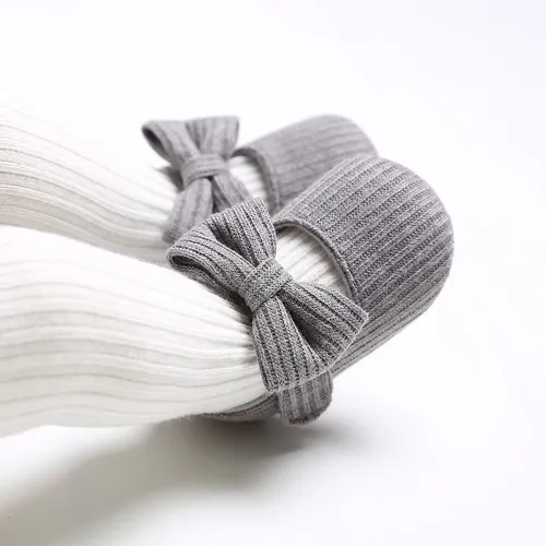 Botas Suaves Con Forma De Lazo Para Niñas, Botas Blandas Par