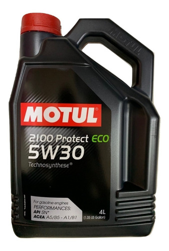 Aceite Motor Auto Sintético Motul 2100 5w30 Protect Eco 4l