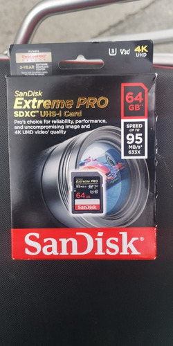 Sandisk Extreme Pro Sdxc Uhs 4k Sd 95/633x V30