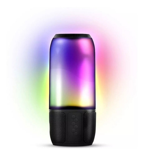 Parlante Portátil Novik Lightshow Luces Colores Bluetooth 