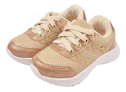 Imagem 1 de 4 de Tênis Jogging Infantil Menina Bebê Conforto Primeiros Passos
