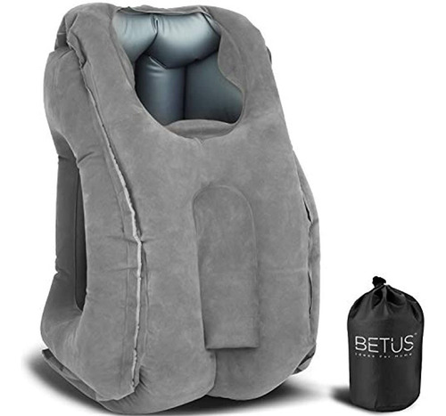 Betus Dreamer Comfort Cojín Inflable De Viaje Para Avión - D