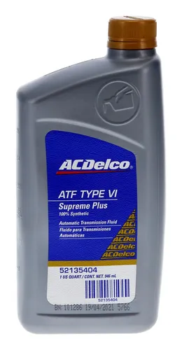 Aceite Dexron Vi Sint Lit Acdelco 52135404