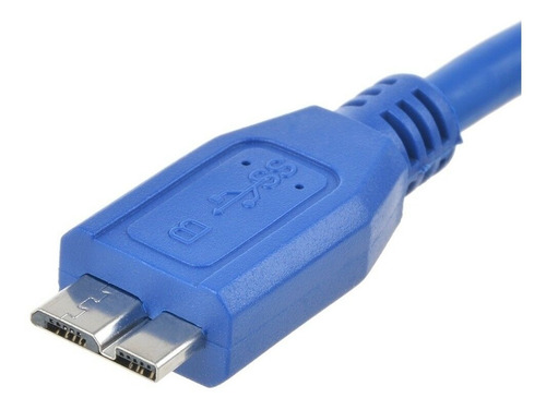 Imagen 2 de 5 de Cable Micro Usb 3.0 Tipo B 1.5m Disco Externo Toshiba Sony