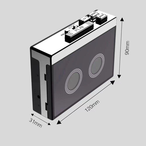Walkman Toca-fitas Rádio Fm Estilo Retrô Walkman Para