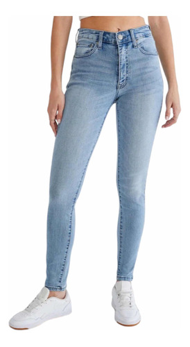 Jegging High Rise Azul Claro Aéropostale