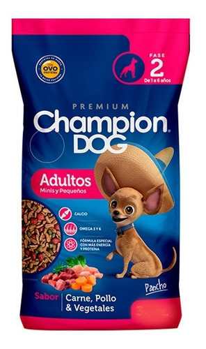 Champion Dog Adulto Razas Pequeñas 18 Kg