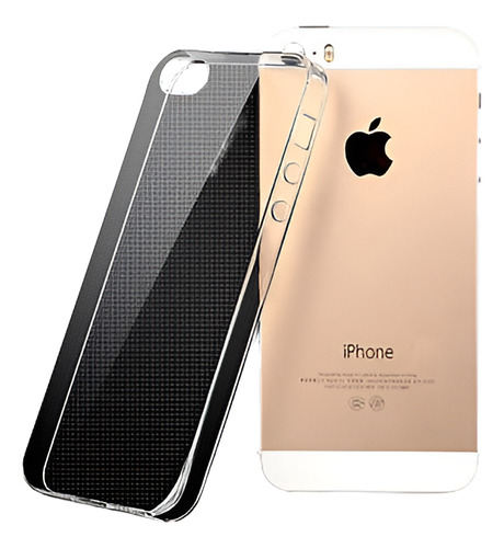 Tapa Transparente Para iPhone 5 Funda Piel Protector Scratch