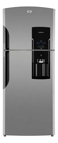 Heladera con freezer Mabe RMS1951BMXX0 color acero inoxidable con capacidad de 513.1L